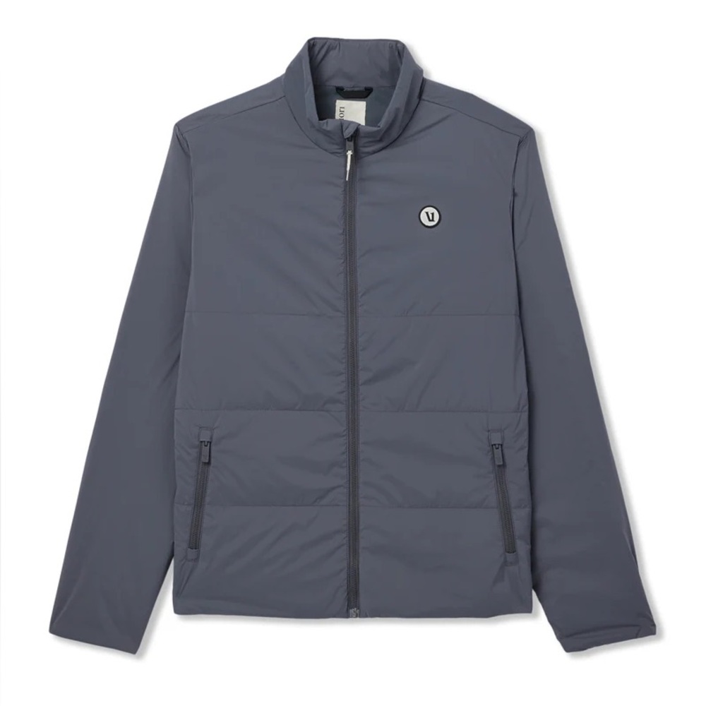 Vuori Echo Insulated Jacket 2.0 Moonlight blue grey men’s XXL. NWT.